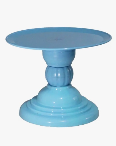 Boleiras de Plástico -  Azul Claro - Jujuba Festa e Cia 