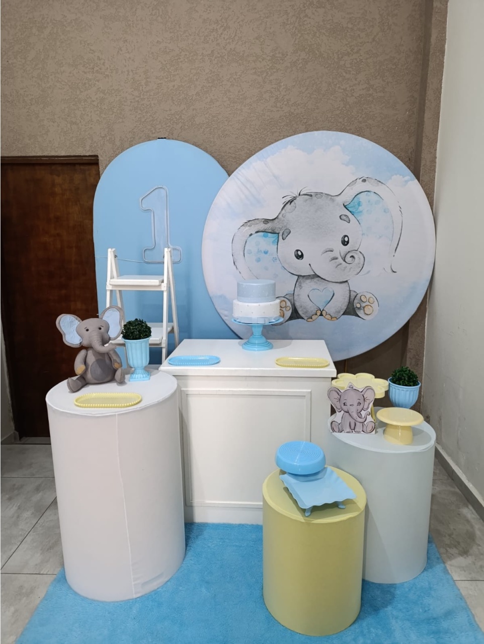 Kit Pm Essencial Elefante - Jujuba Festa e Cia 