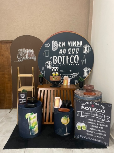 Kit Essencial Bem Vindo Ao Boteco - Jujuba Festa e Cia 