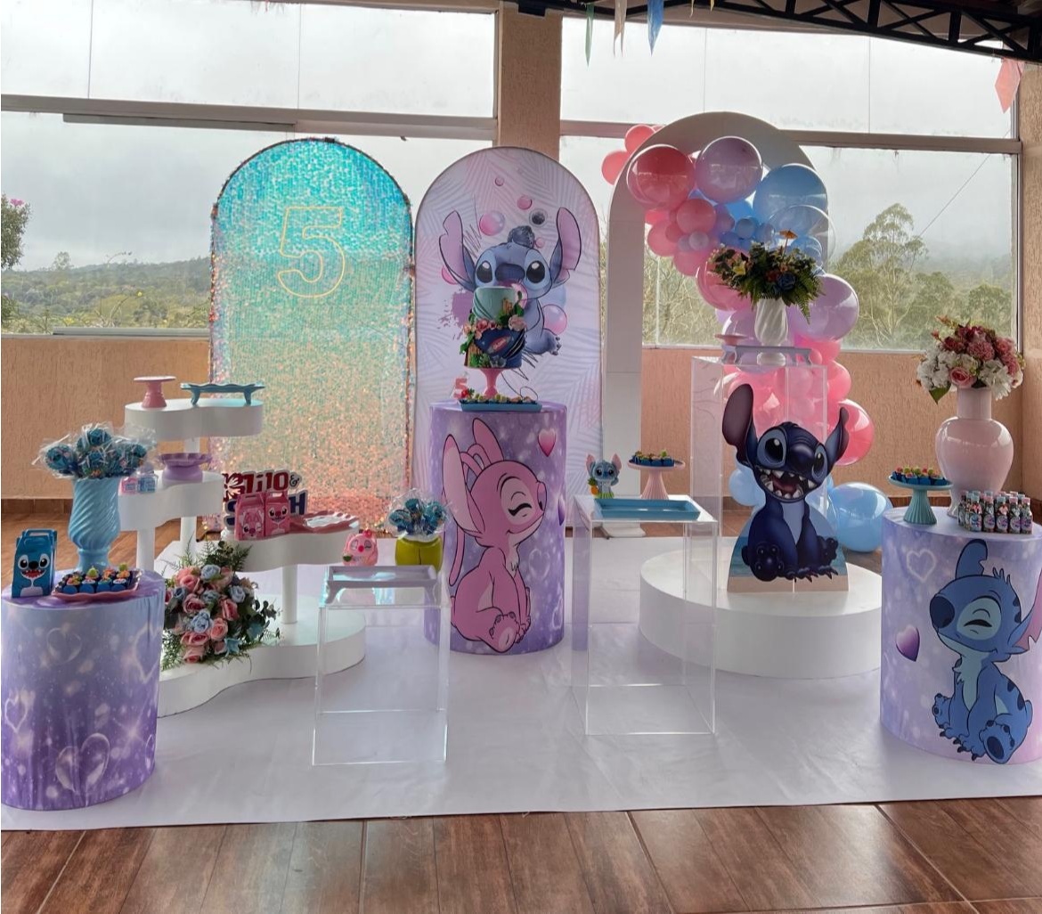 Decoração Completa Stitch Premium - Jujuba Festa e Cia 