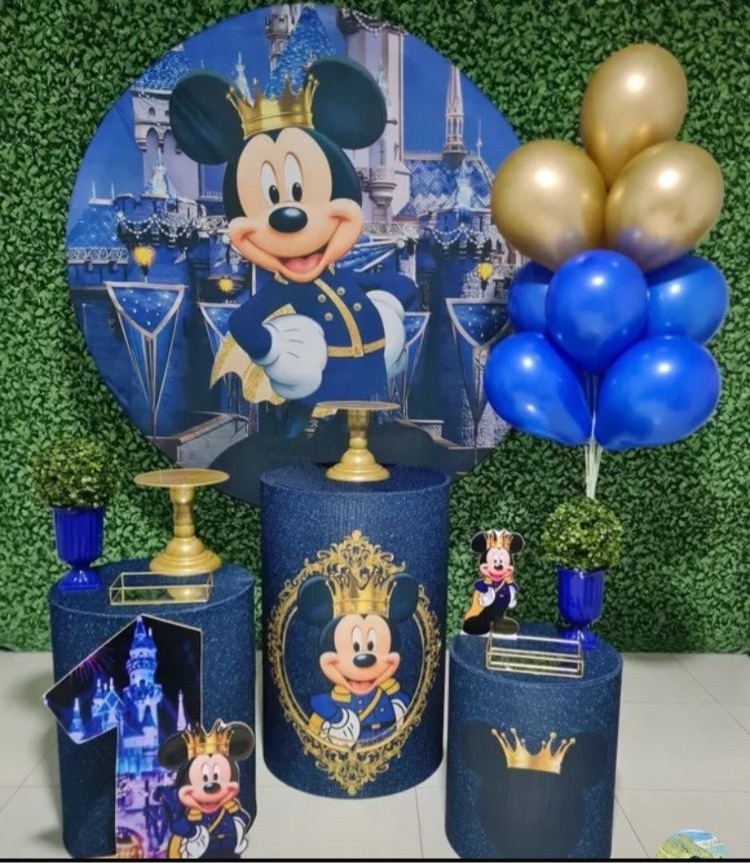 Kit Pm Básico Mickey Príncipe - Jujuba Festa e Cia 