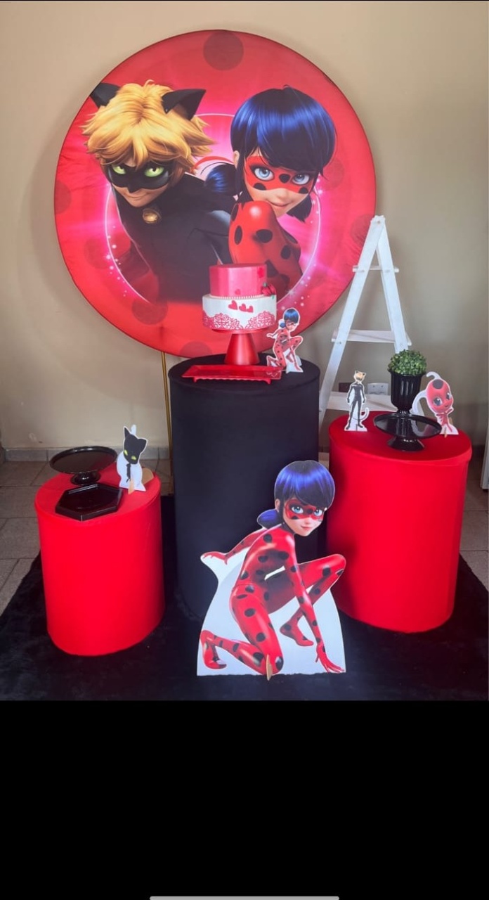 Ladybug & Cat Noir - Kit Médio - Jujuba Festa e Cia 