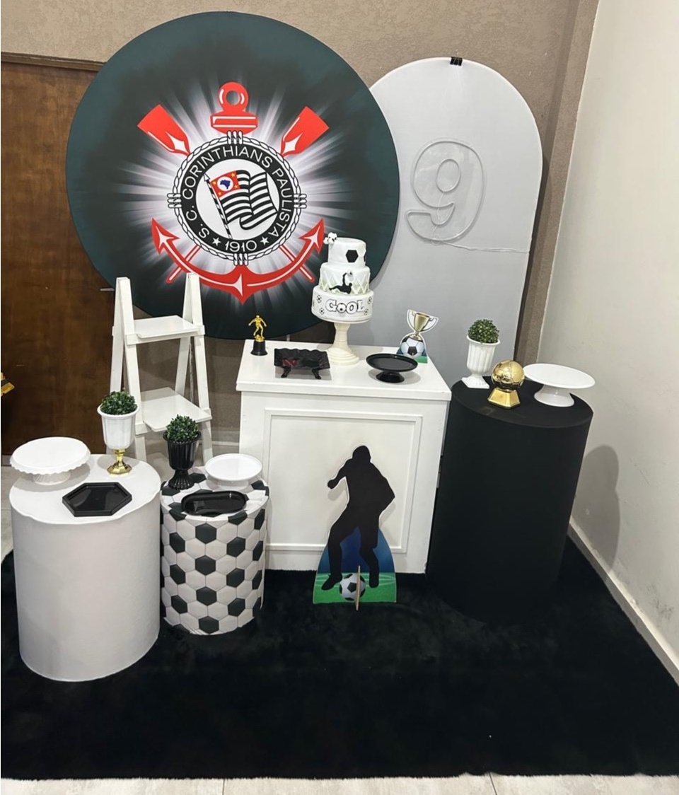 Kit Pm Essencial Corinthians - Jujuba Festa e Cia 