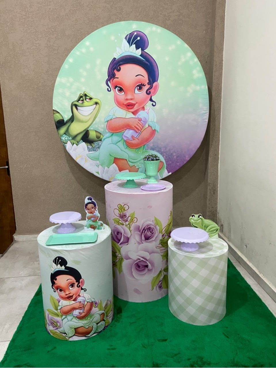 Kit Pm Básico Tiana Baby - Jujuba Festa e Cia 