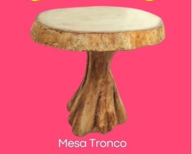 Mesa Tronco - Jujuba Festa e Cia 