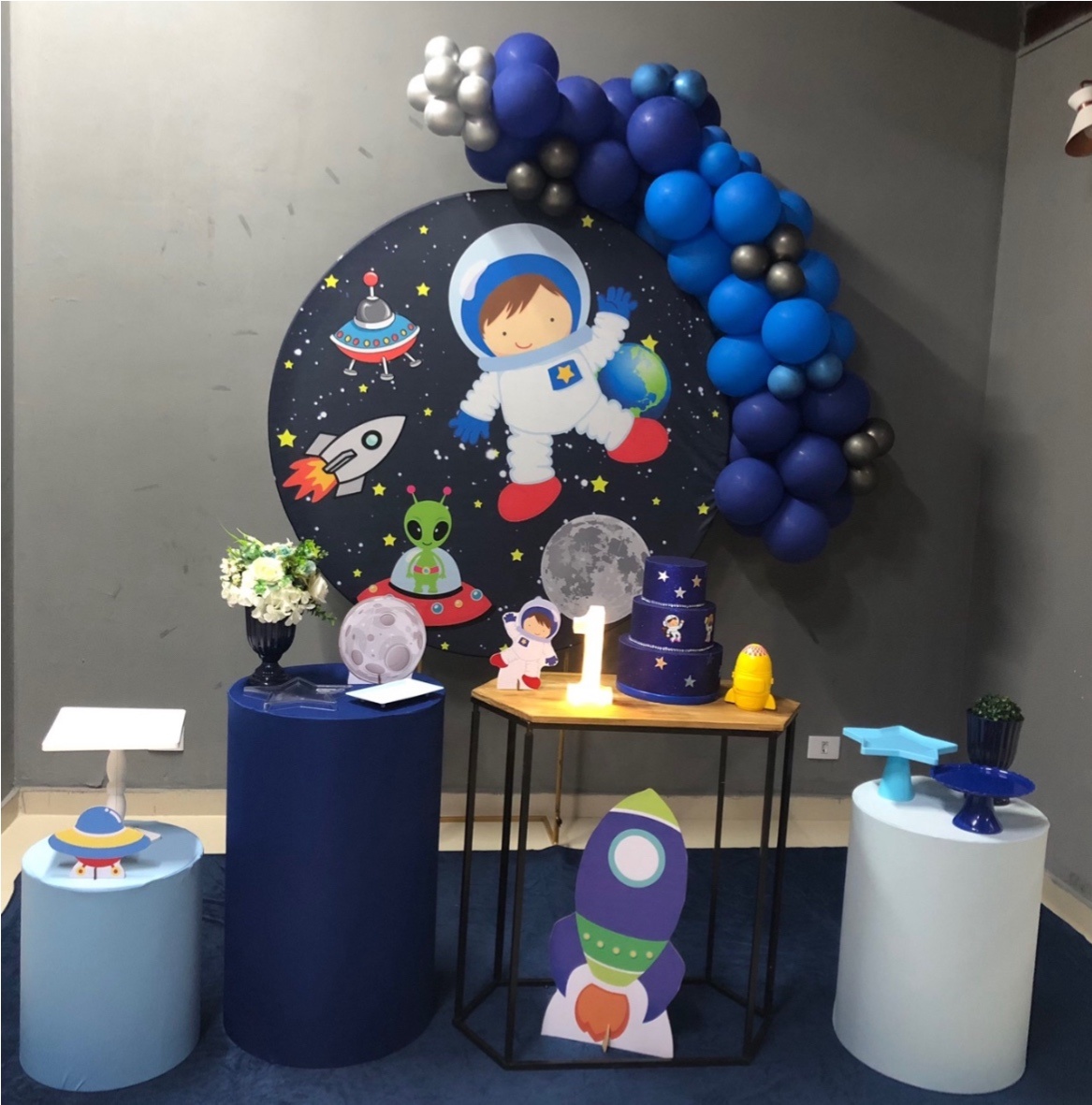 Kit Pm Grande Astronauta - Jujuba Festa e Cia 