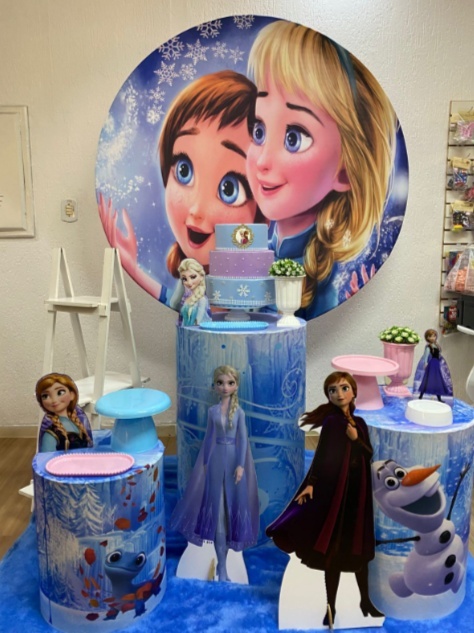 Kit Pm Médio Ana E Frozen Baby - Jujuba Festa e Cia 