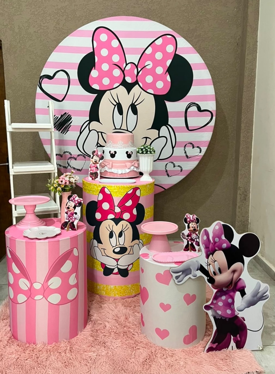 Kit Médio Minnie Cabeça - Jujuba Festa e Cia 