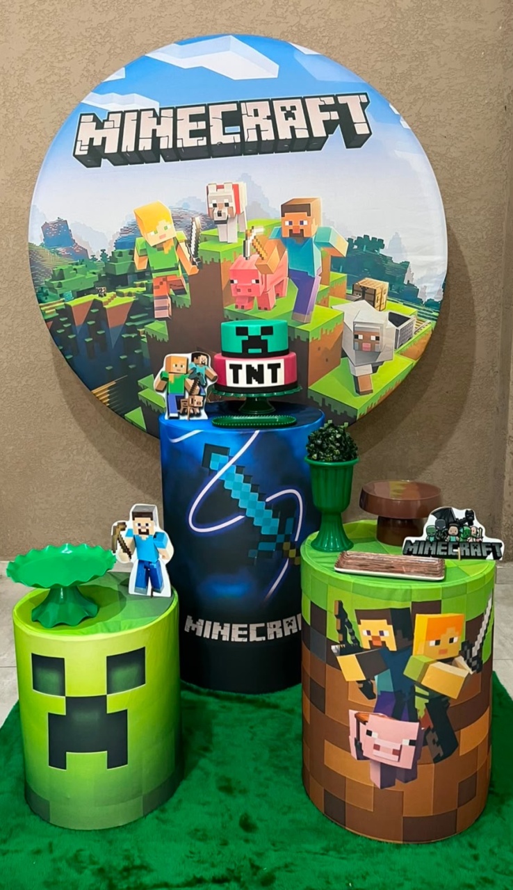 Kit Pm Básico Minecraft - Jujuba Festa e Cia 
