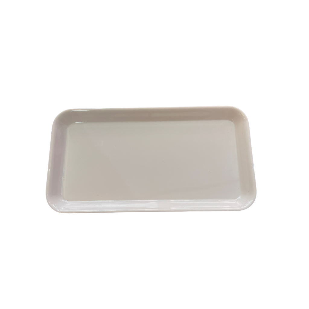 Bandeja Baixa de Plastico - Branca - Jujuba Festa e Cia 