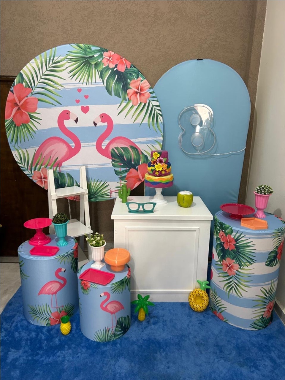 Kit Pm Essencial Flamingo - Jujuba Festa e Cia 