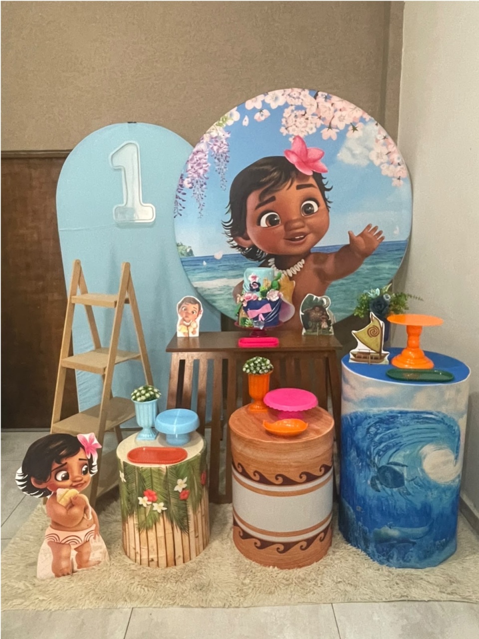 Kit Pm Essencial Moana Baby - Jujuba Festa e Cia 