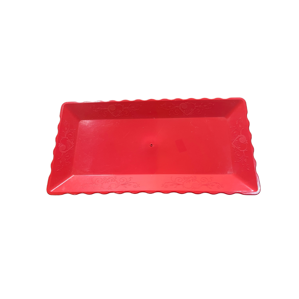 Bandeja Baixa - Vermelho Intenso - Jujuba Festa e Cia 