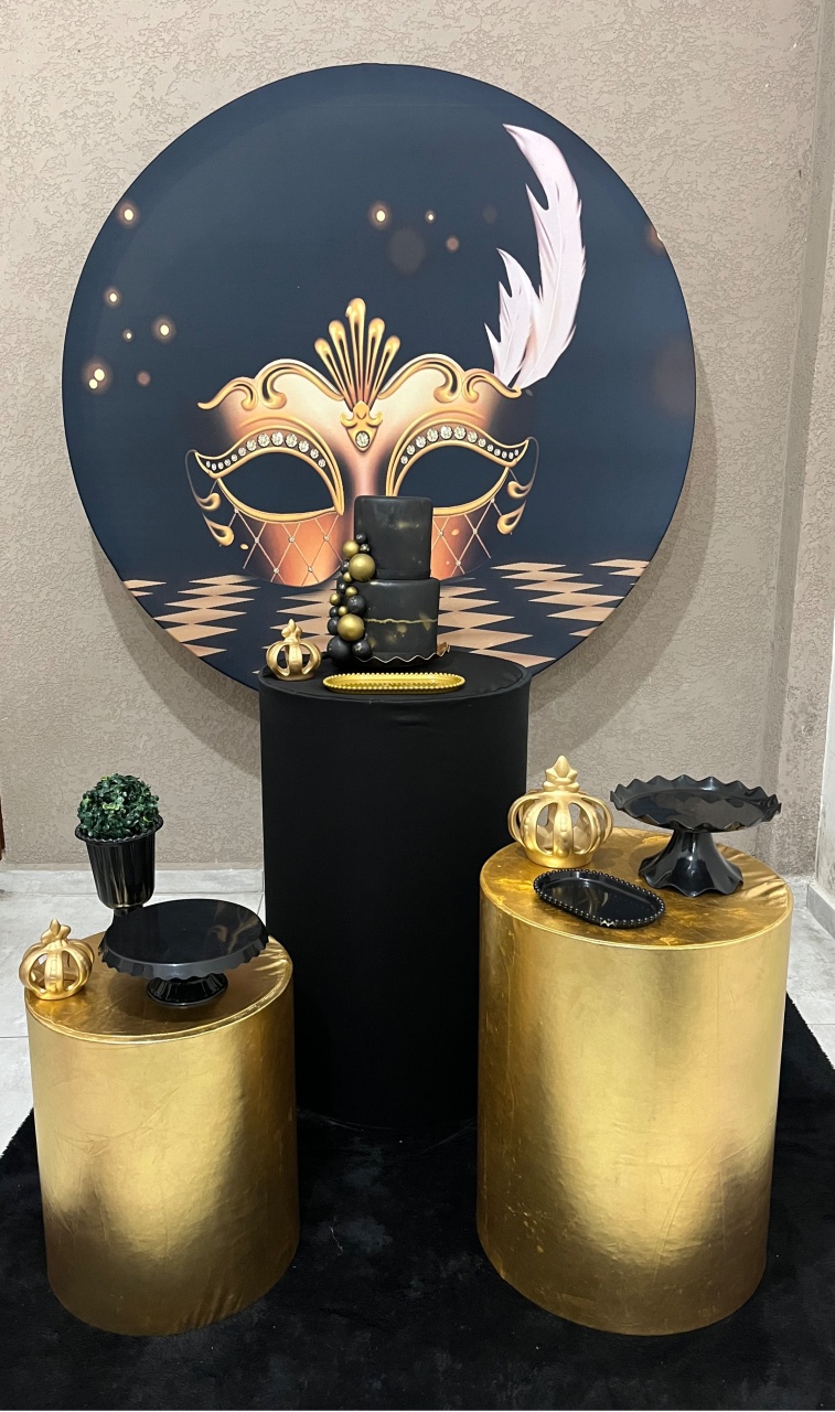 Kit Pm Básico Baile de Máscaras - Jujuba Festa e Cia 