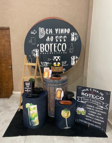 Kit Pm Médio Bem Vindo Ao Boteco - Jujuba Festa e Cia 