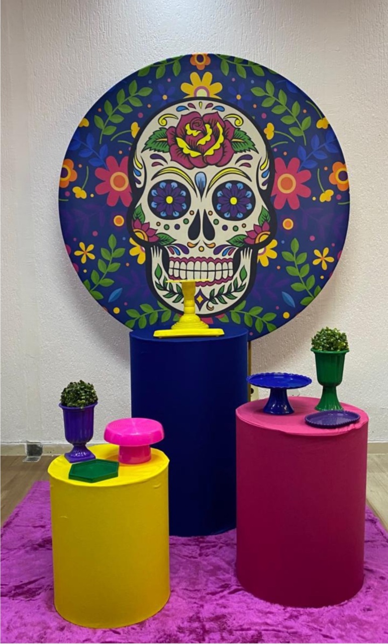 Kit Pm Básico Caveira Mexicana  - Jujuba Festa e Cia 