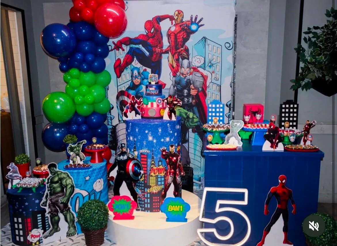 Kit Pegue Monte Golden Homem Aranha - Jujuba Festa e Cia 