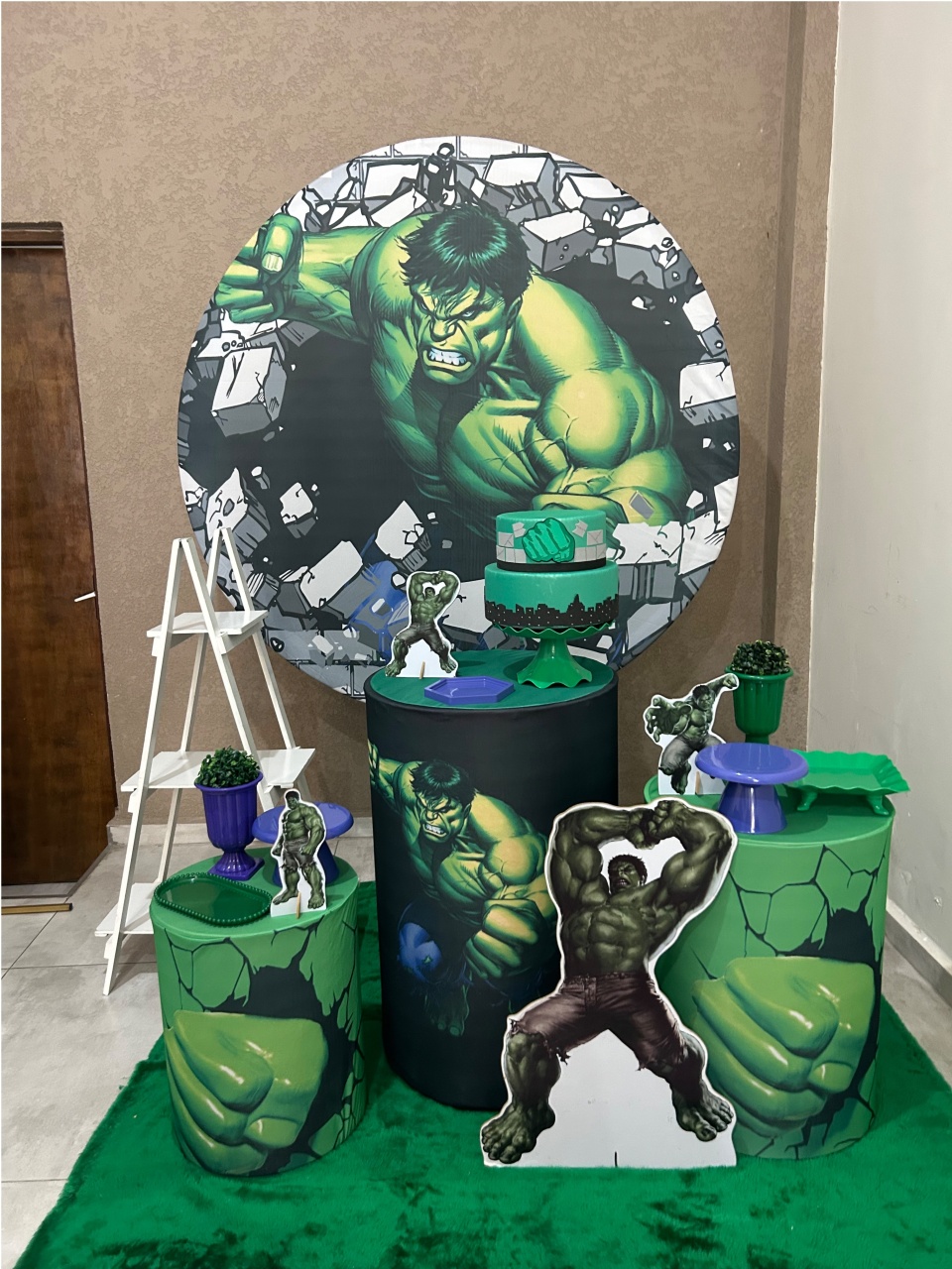 Kit Pm Medio Do Hulk - Jujuba Festa e Cia 