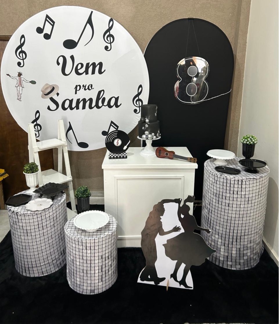 Kit Pm Essencial Vem Pro Samba - Jujuba Festa e Cia 