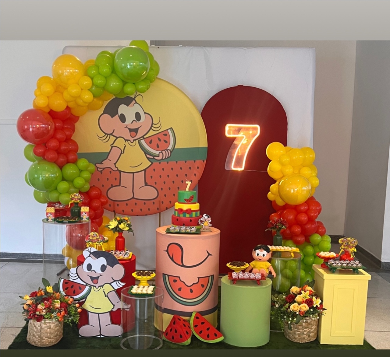 Decoração Completa Magali Prime  - Jujuba Festa e Cia 