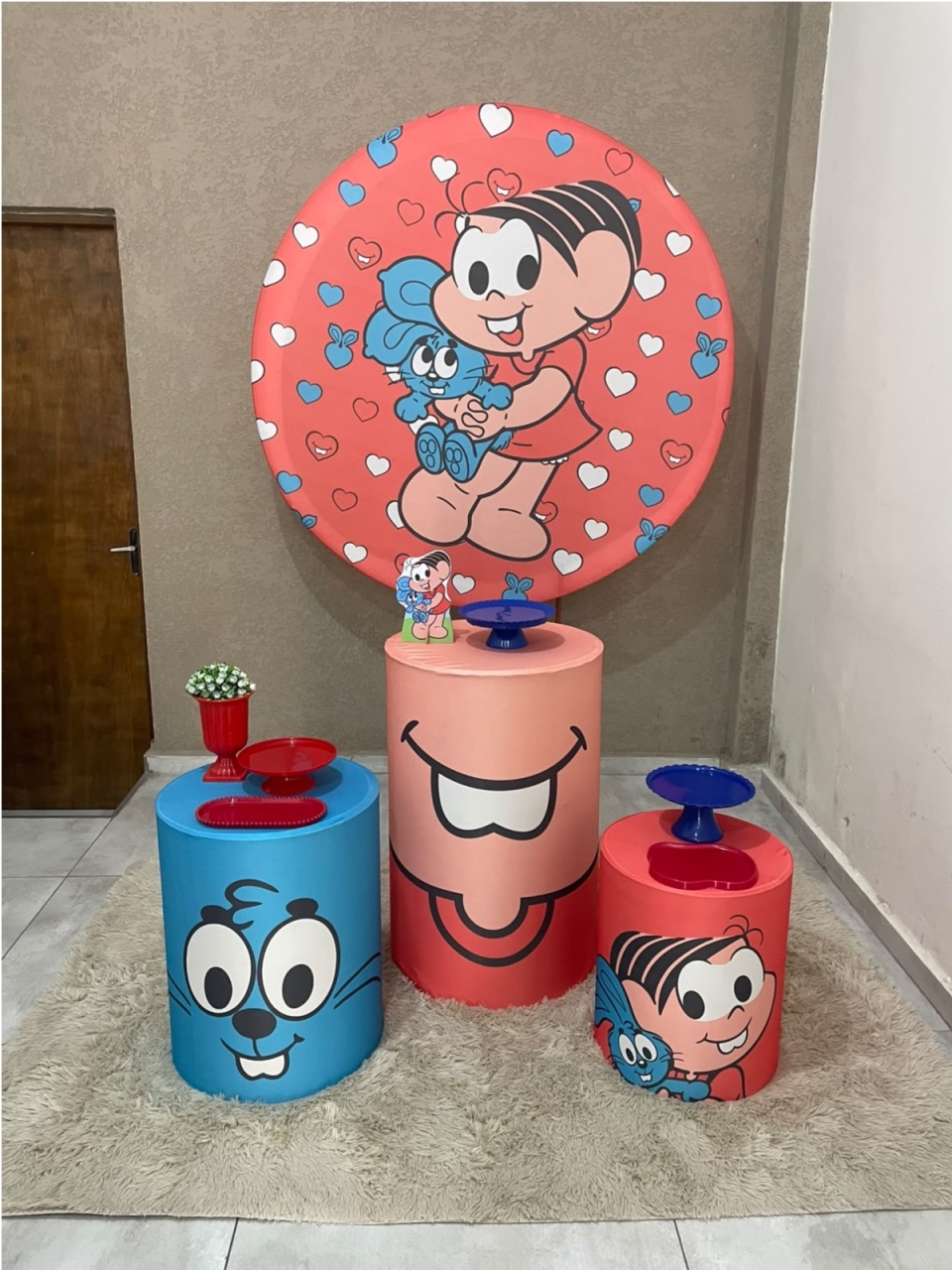 Kit Pm Básico Mônica - Jujuba Festa e Cia 
