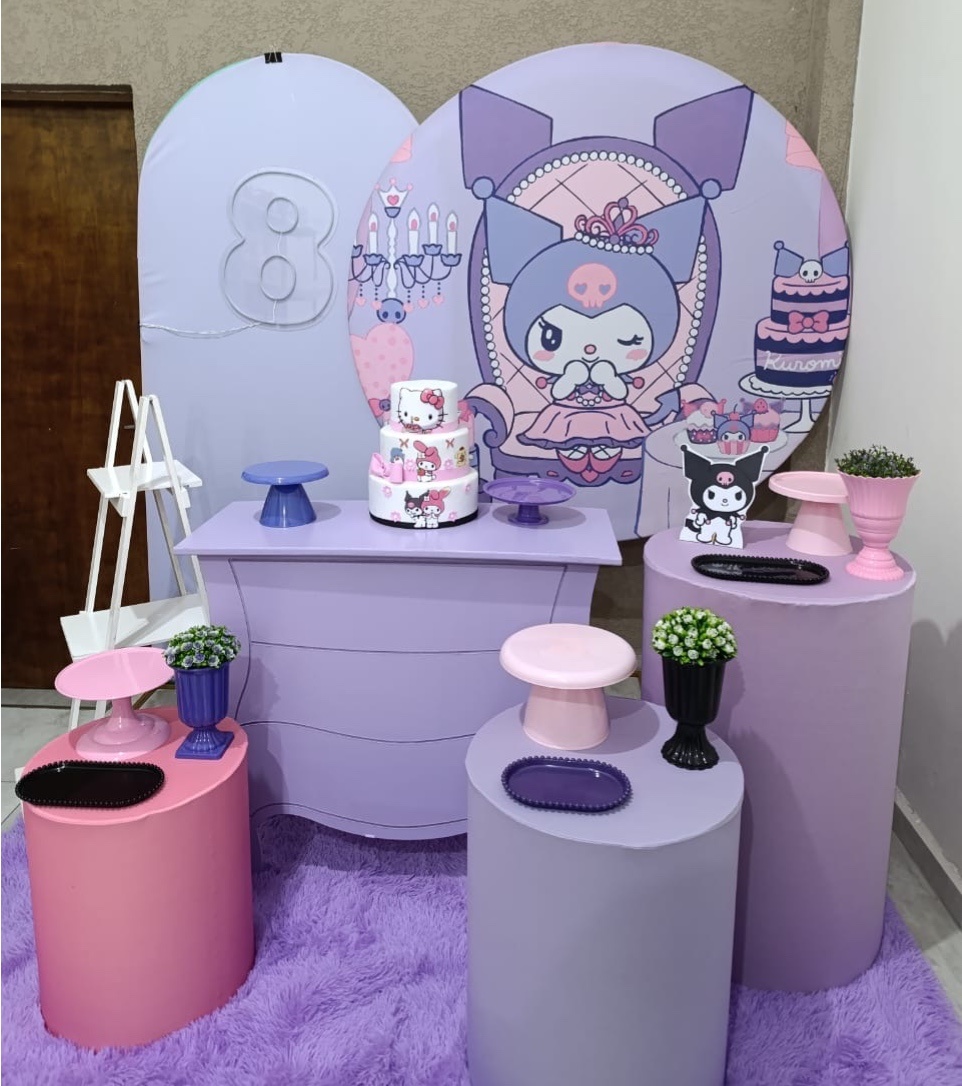 Kit Pm Essencial Kuromi (Cópia 1) - Jujuba Festa e Cia 