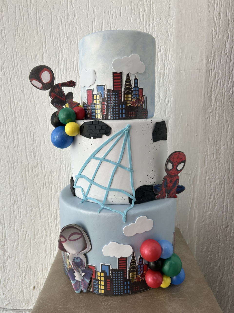 Bolo Spidery Baby - Jujuba Festa e Cia 