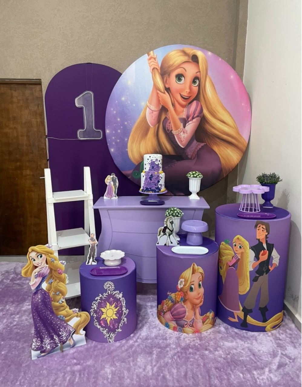 Kit Pm Essencial Rapunzel - Jujuba Festa e Cia 