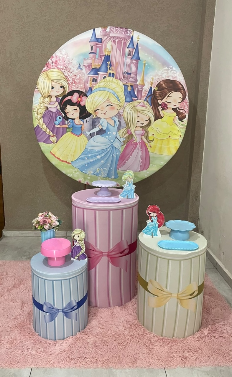 Kit Pm Basico Princesas Baby - Jujuba Festa e Cia 