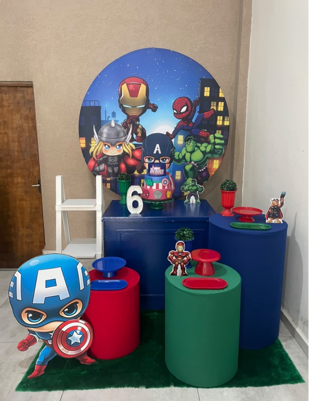 Kit Pm Grande Vingadores / Heróis Baby - Jujuba Festa e Cia 