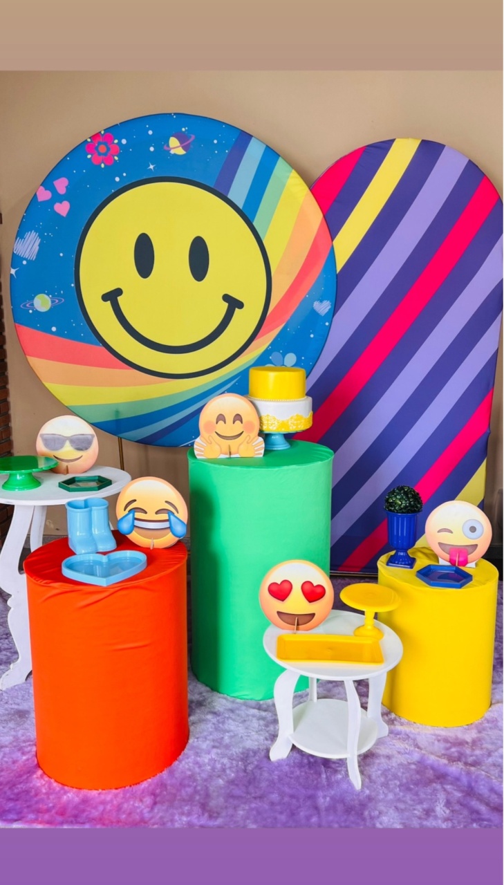 Kit Pm Essencial Emoji - Jujuba Festa e Cia 