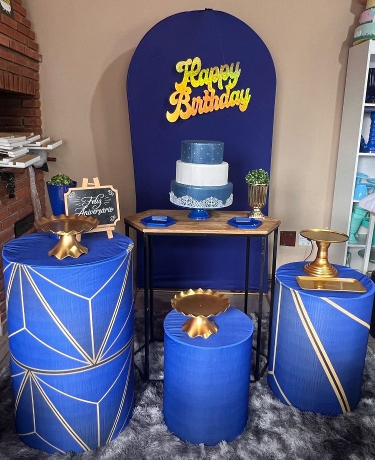 Kit Pm Azul Royal - Jujuba Festa e Cia 