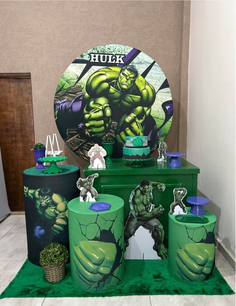 Kit Pm Grande Do Hulk - Jujuba Festa e Cia 