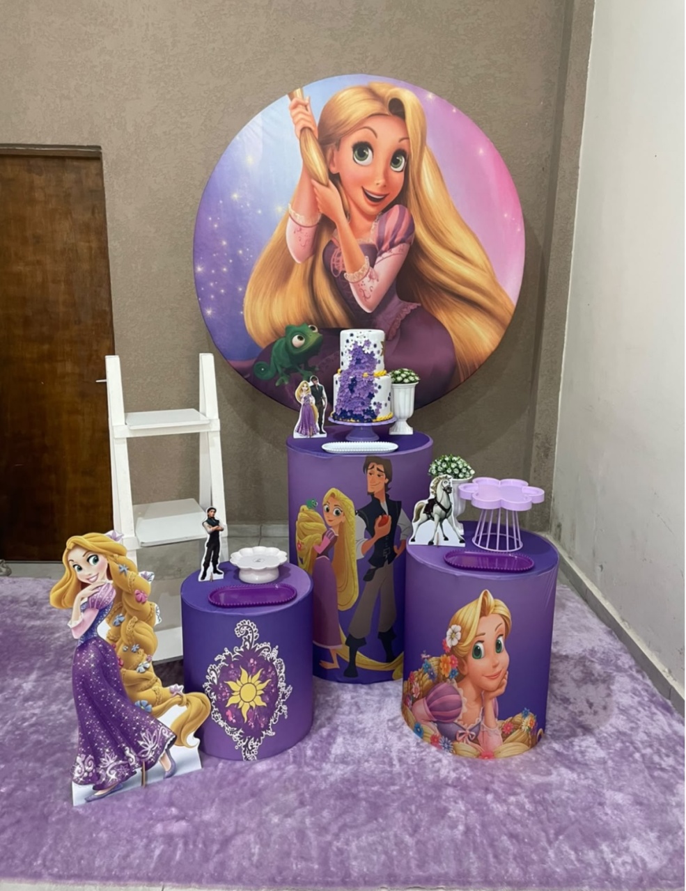 Kit Pm Médio Rapunzel - Jujuba Festa e Cia 