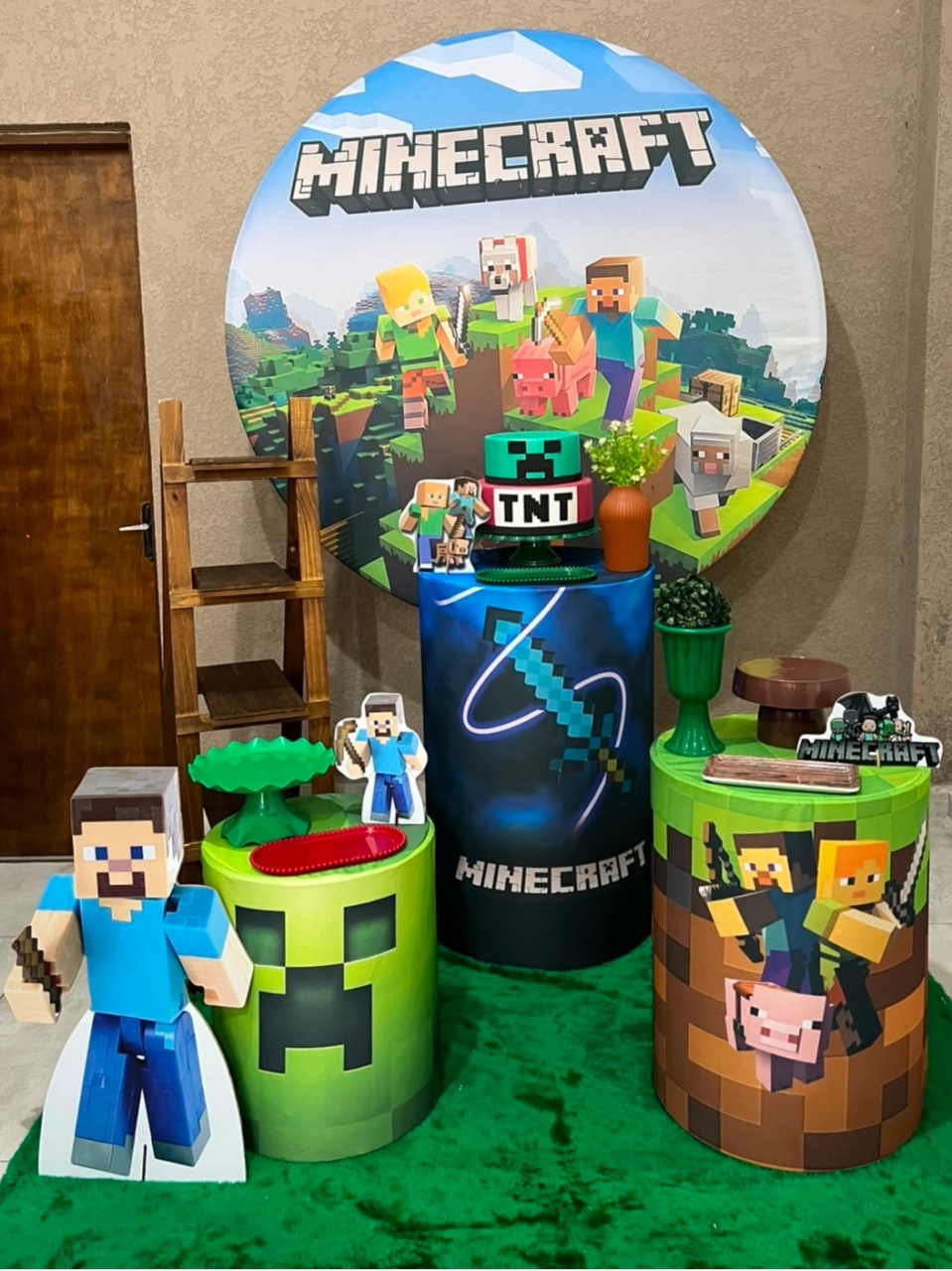 Kit Pm Médio Minecraft - Jujuba Festa e Cia 