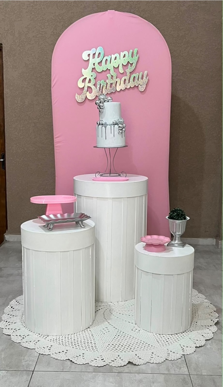 Kit Pm Clean Ripada Rosa Claro - Jujuba Festa e Cia 