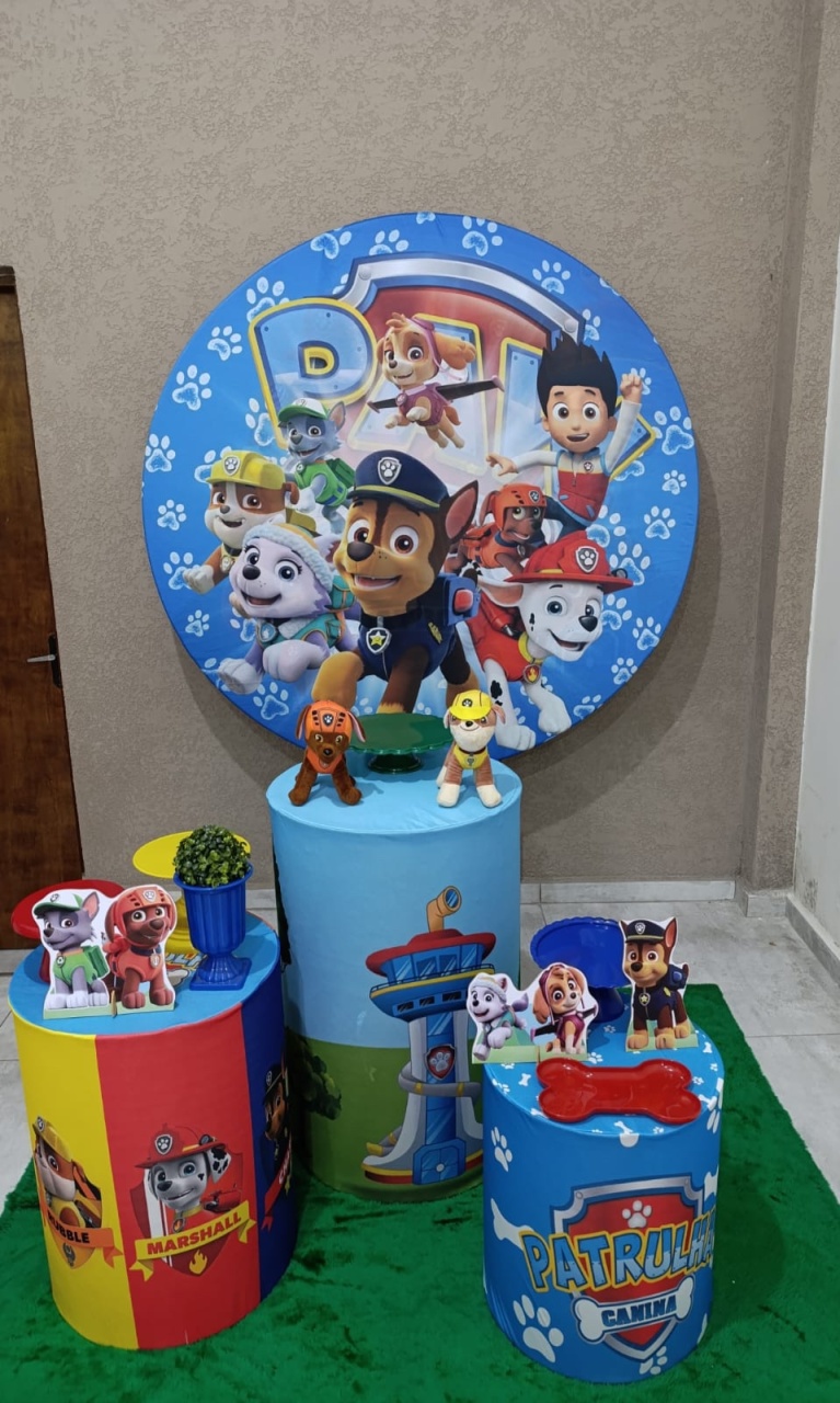 Kit Pm Básico Patrulha Canina - Jujuba Festa e Cia 