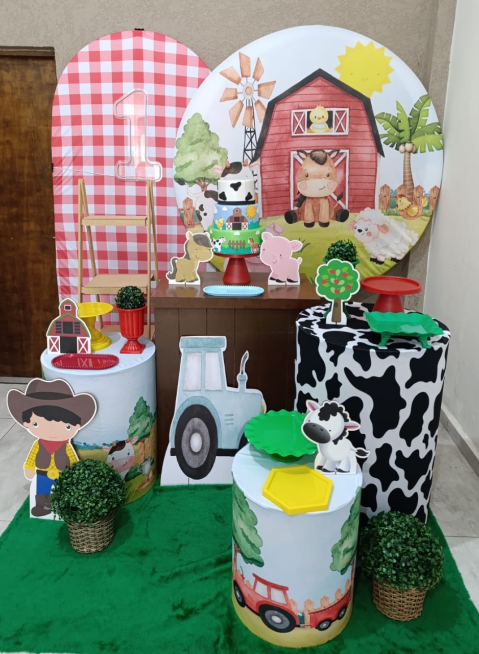 Kit Pm Essencial Fazendinha - Jujuba Festa e Cia 