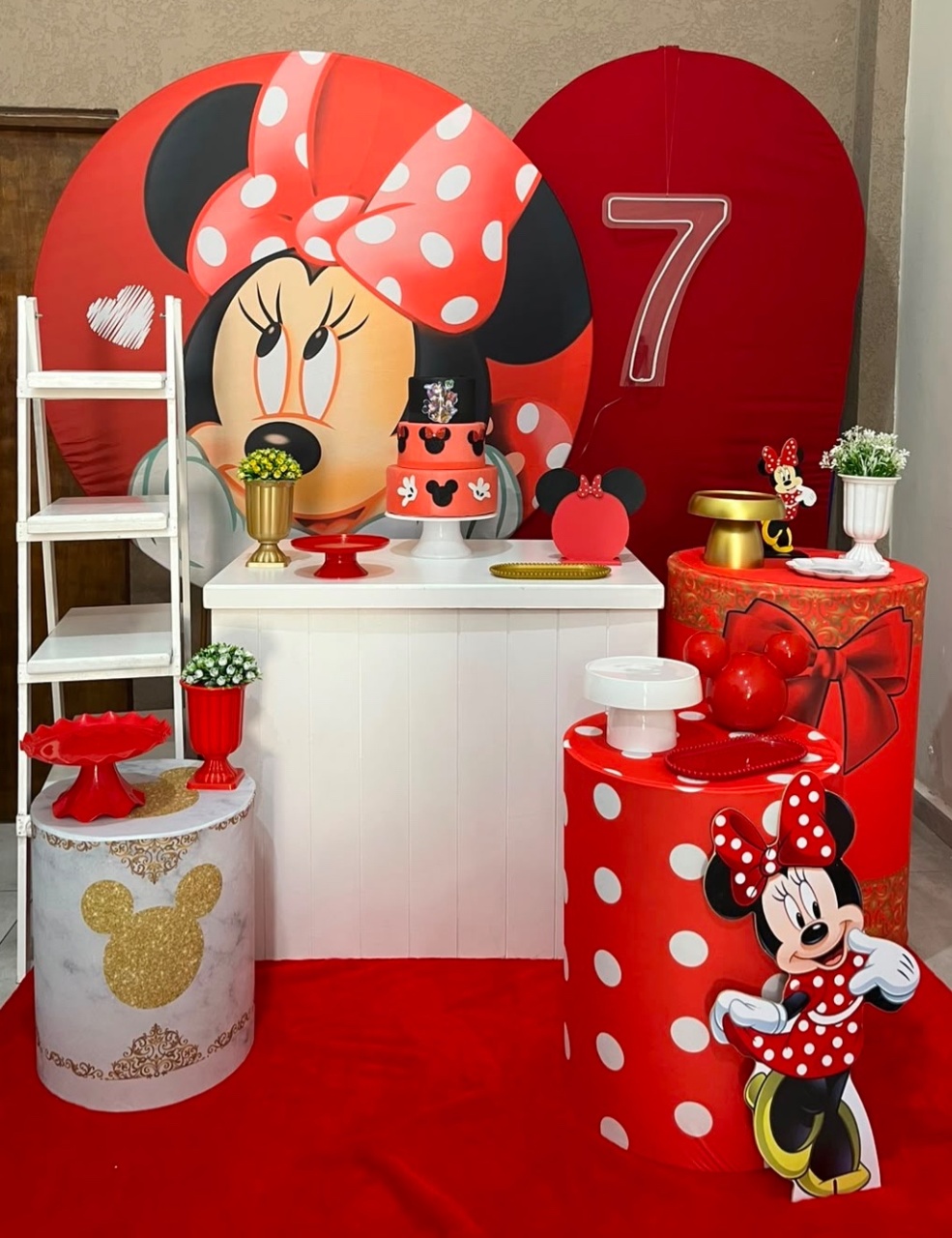 Kit Pm Essencial Minnie Vermelho - Jujuba Festa e Cia 
