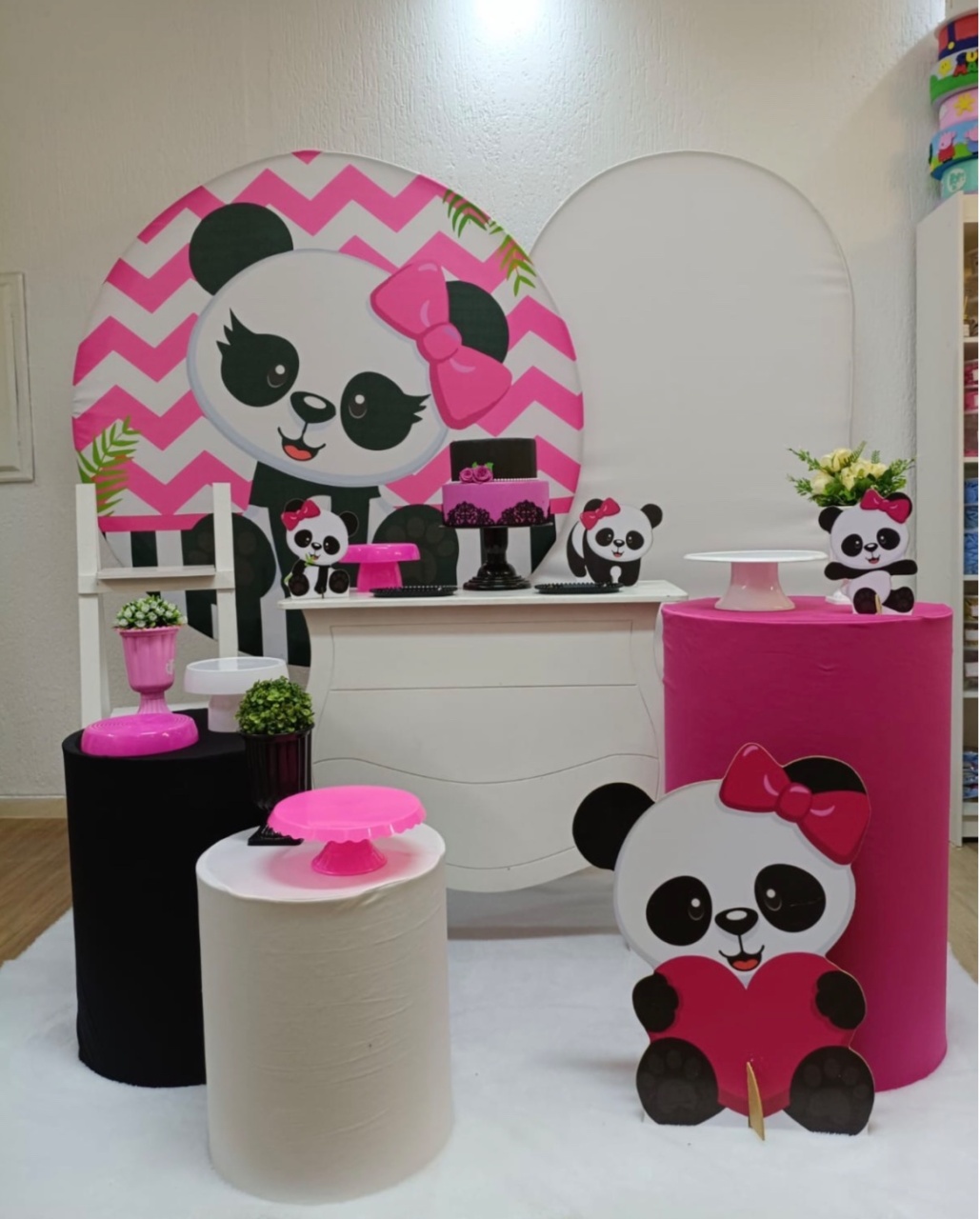 Kit Pm Essencial Panda - Jujuba Festa e Cia 