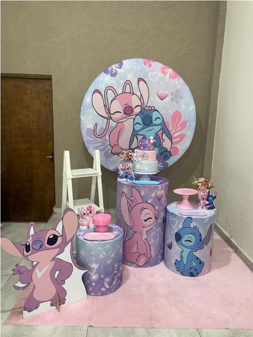 Kit Pm Médio Angel E Stitch - Jujuba Festa e Cia 