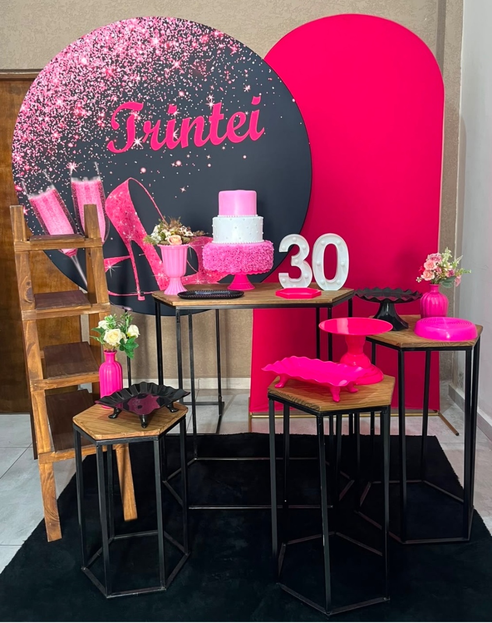 Kit Pm Essencial Trintei Rosa - Jujuba Festa e Cia 