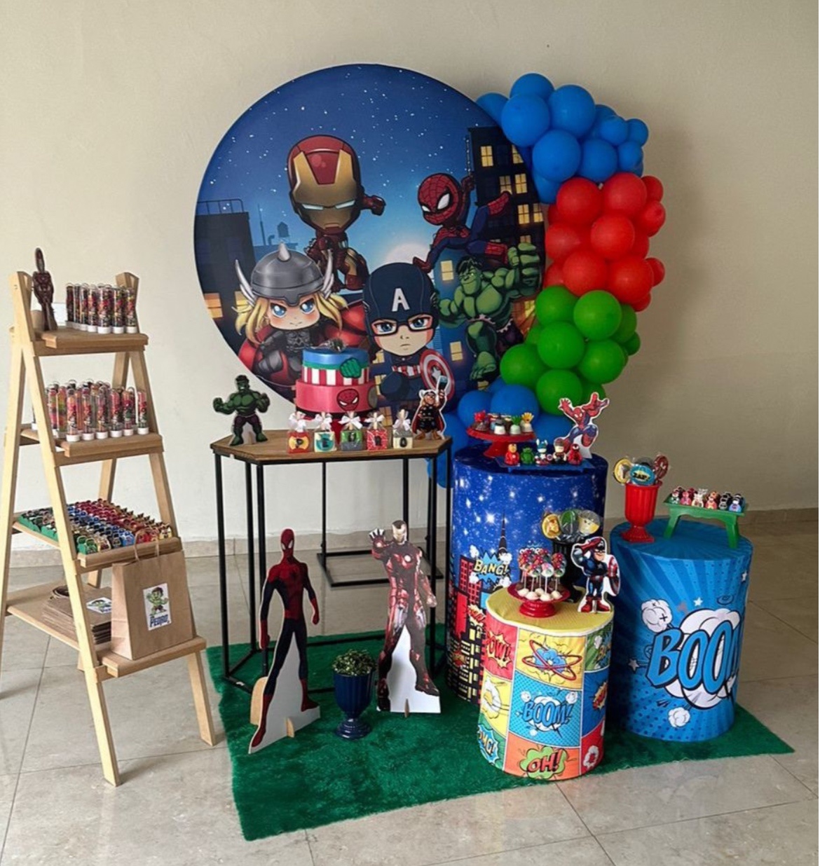 Kit Pm Grande Vingadores Heróis Baby - Jujuba Festa e Cia 
