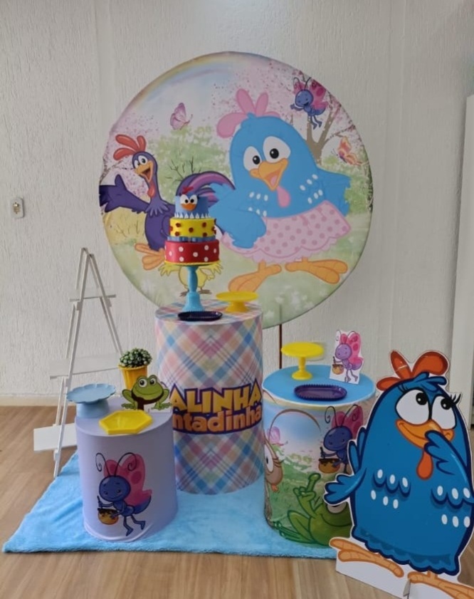 Kit Pm Médio Galinha Pintadinha - Jujuba Festa e Cia 