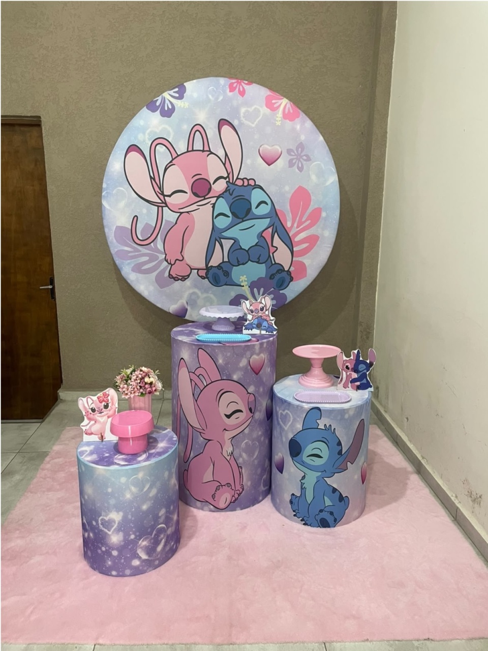 Kit Pm Básico Angel E Stitch - Jujuba Festa e Cia 