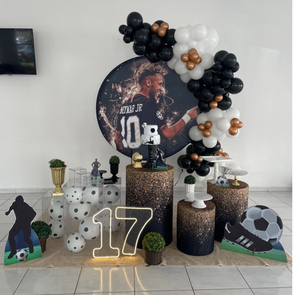 Kit Pm Top Neymar - Jujuba Festa e Cia 