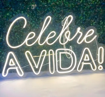 Led Celebre A Vida - Jujuba Festa e Cia 