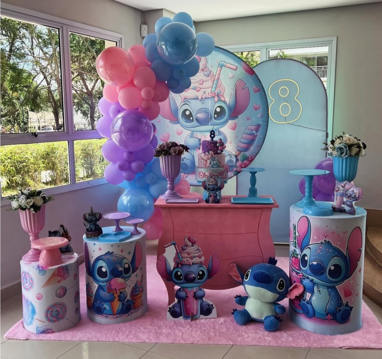 Kit Pm Golden Stitch Ice Cream - Jujuba Festa e Cia 