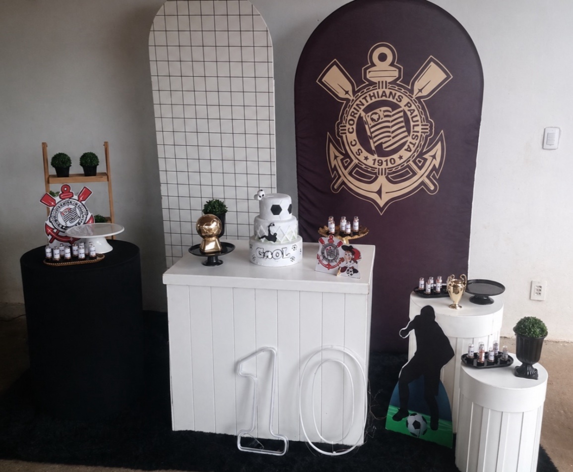 Kit Pm Grande Corinthians Romano - Jujuba Festa e Cia 