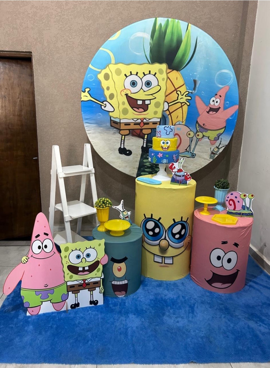 Kit Pm Médio Bob Esponja - Jujuba Festa e Cia 